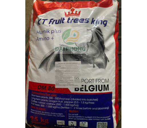 HỮU CƠ BỈ 80OM - KT FRUIT TREES KING